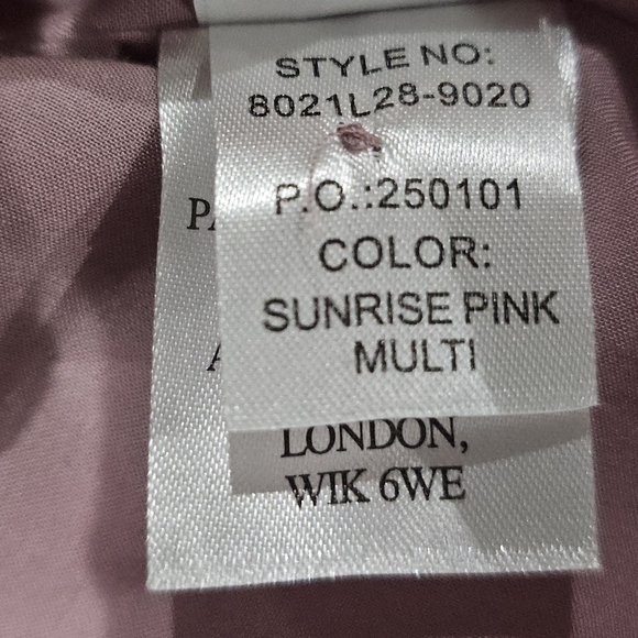 Paige Carmela Dress - Sunrise Pink Multi NWT size XS - Picture 7 of 9